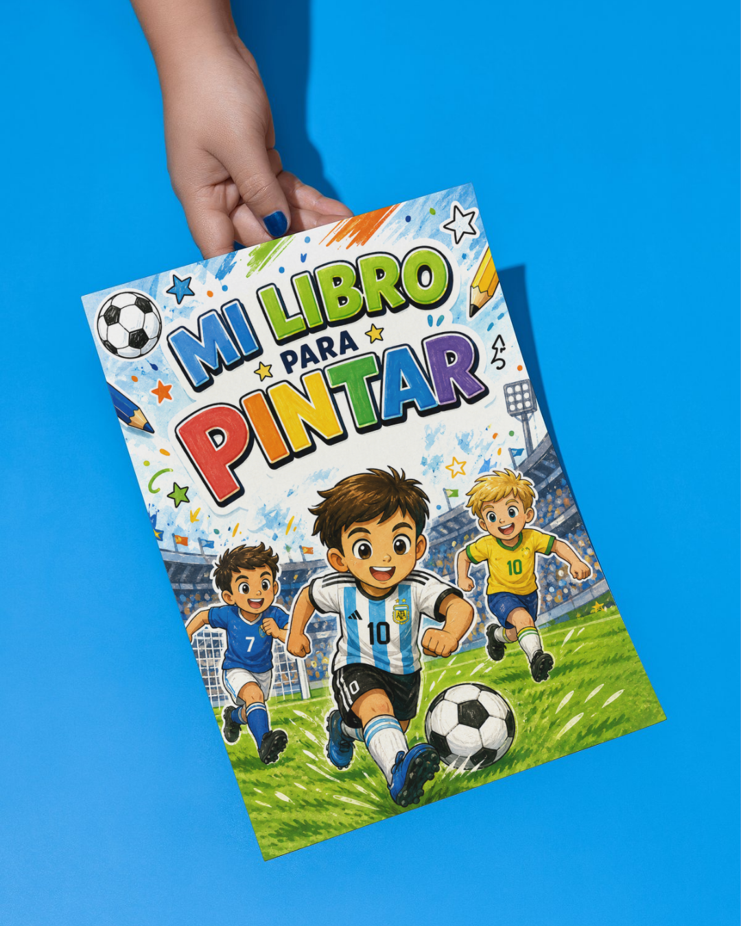 Mi Libro de Futbol: Colorear y Jugar