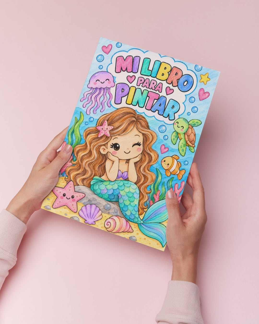 Mi Libro de Sirenas: Colorear y Jugar