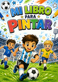 Mi Libro de Futbol: Colorear y Jugar