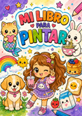 Mi Libro estilo Kawaii: Colorear y Jugar